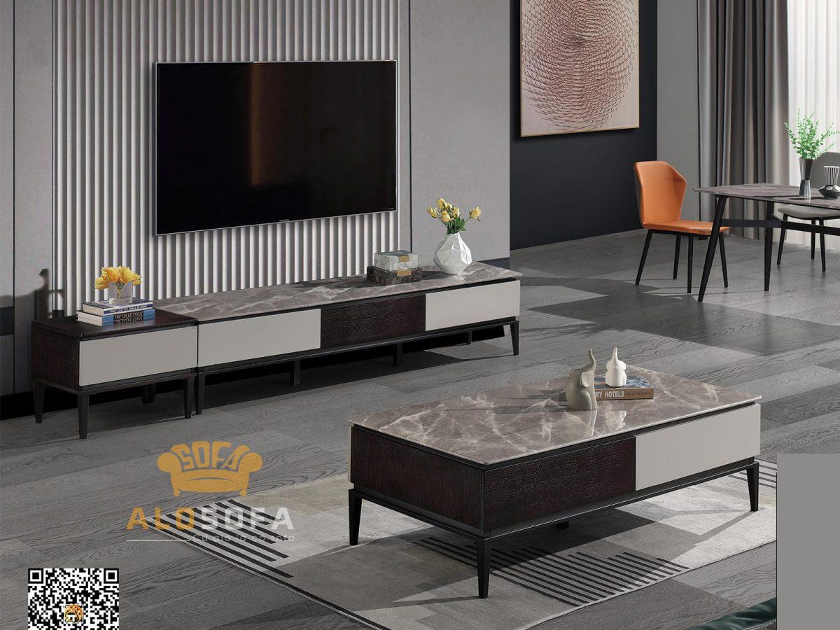 Bàn trà sofa mặt đá đẹp cho phòng khách BT10012D-135