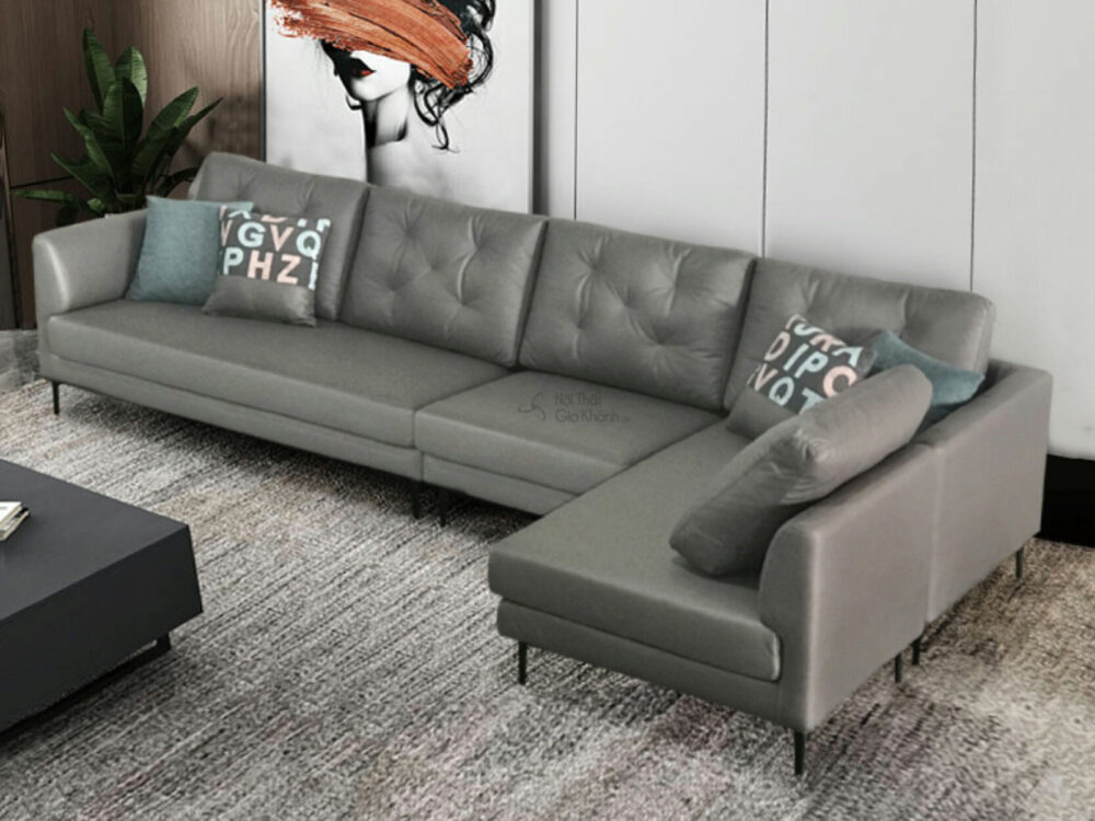 Sofa màu ghi xám